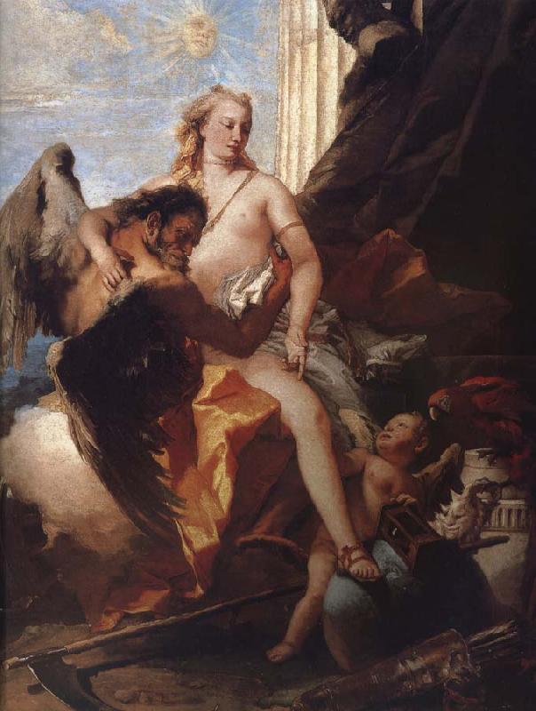 Giovanni Battista Tiepolo Opening time the truth